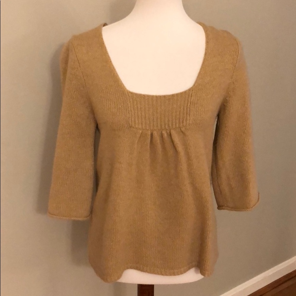 Loft Camel Sweater Size M